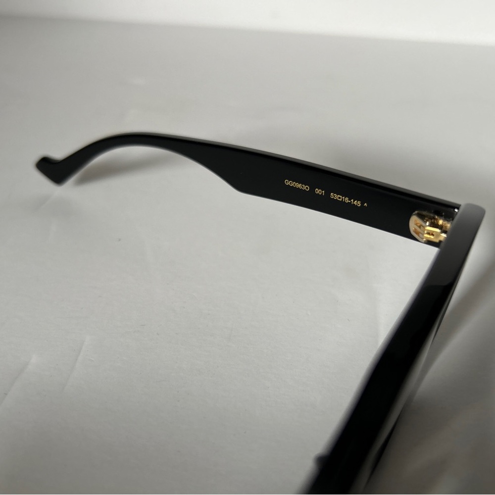 Gucci GG0963O 001 Black Square Full-Rim Square Unisex Frames NEW Unisex - Picture 7 of 10
